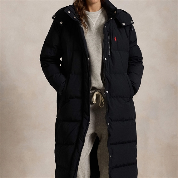 Polo Ralph Lauren Classic Hooded Dunfrakke, Polo Black